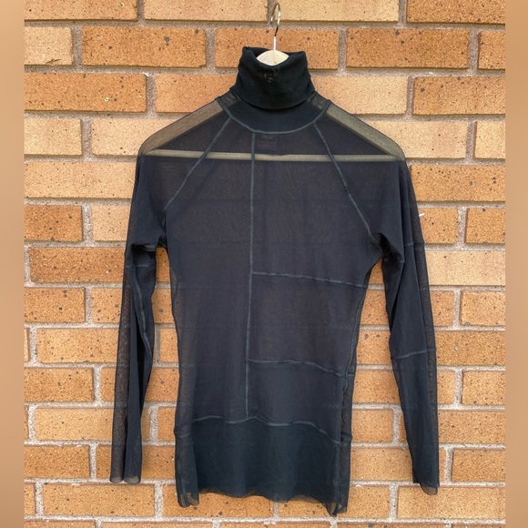 Vintage Jean Paul Gaultier Maille Classique Mesh Turtleneck - Picture 8 of 10